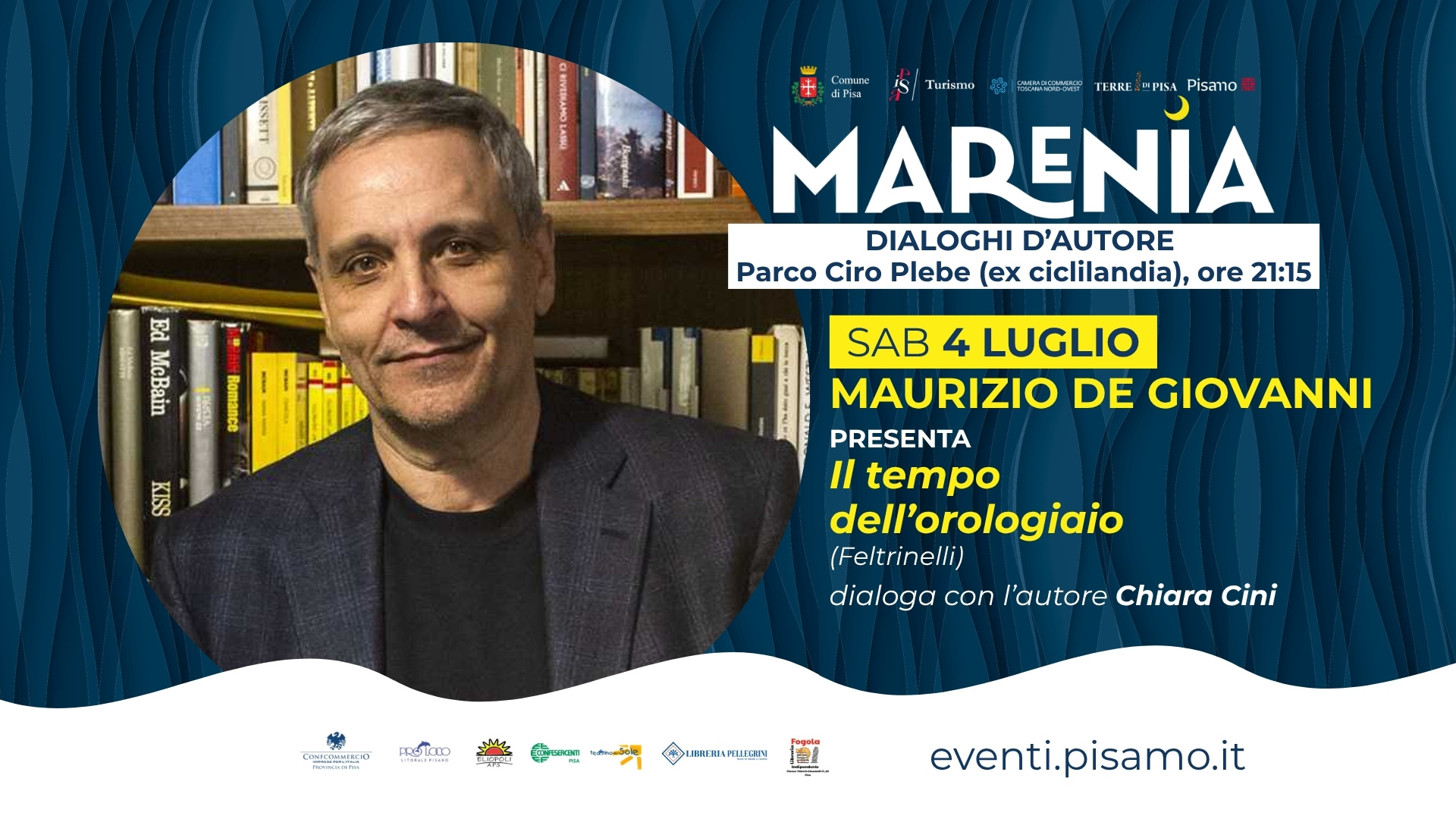 Maurizio de Giovanni - Dialoghi d’Autore Marenia 2026